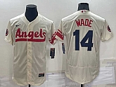 Angels 14 Tyler Wade Cream Nike 2022 City Connect Flexbase Jerseys,baseball caps,new era cap wholesale,wholesale hats